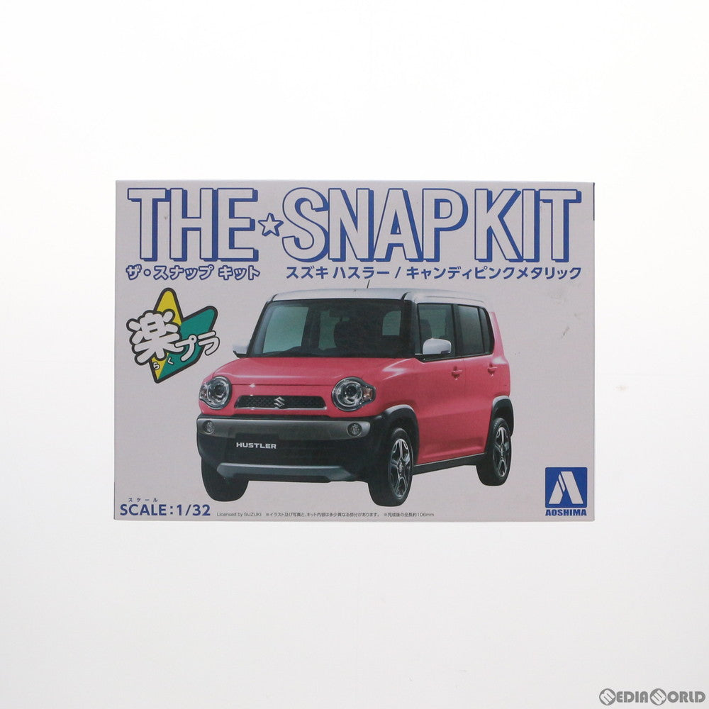 【中古即納】[PTM] ザ・スナップキット No.01-B 1/32 スズキ ハスラー(キャンディピンクメタリック) プラモデル(54154) アオシマ(20171130)