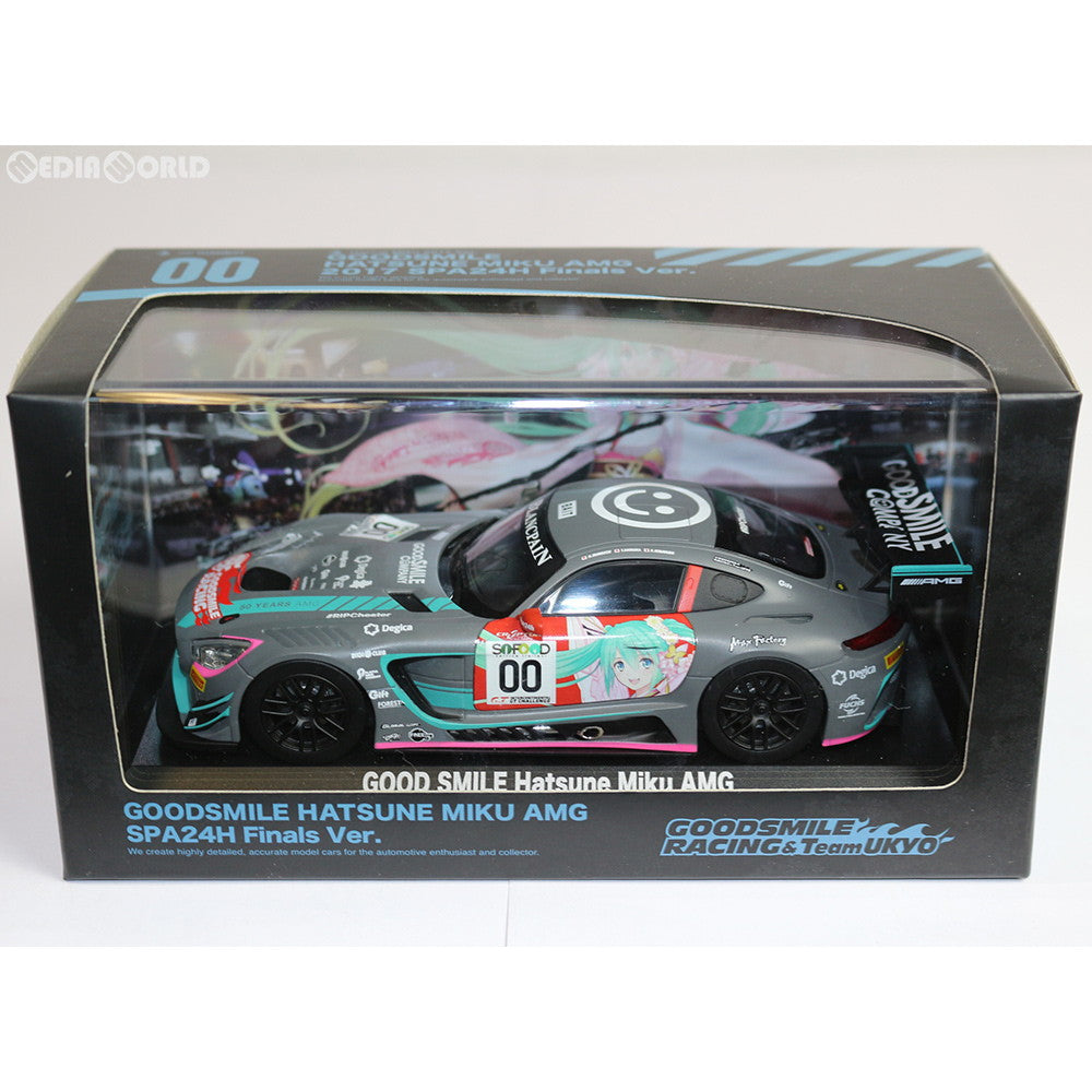 【中古即納】[FIG] グッドスマイル 初音ミク AMG 2017 SPA24H 決勝Ver. 初音ミクGTプロジェクト 1/32 完成品 ミニカー グッドスマイルレーシング(20180428)