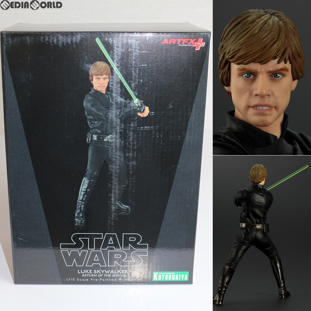 【中古即納】[FIG]ARTFX+ ルーク・スカイウォーカー ジェダイの帰還版 STAR WARS(スター・ウォーズ) エピソード6/ジェダイの帰還 1/10簡易組立キット フィギュア(SW136) コトブキヤ(20180421)