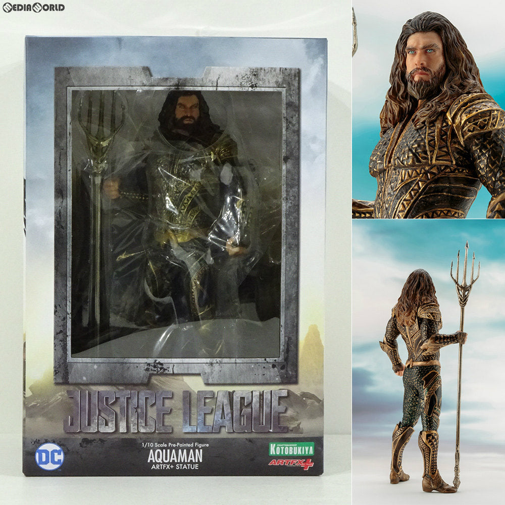 【中古即納】[FIG]ARTFX+ アクアマン JUSTICE LEAGUE(ジャスティス・リーグ) 1/10 完成品 フィギュア(SV215) コトブキヤ(20180201)