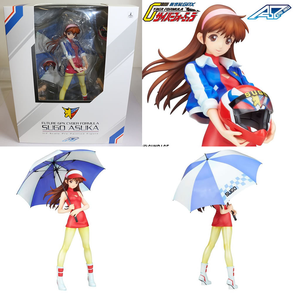 【中古即納】[FIG] 菅生あすか(すごうあすか) 新世紀GPXサイバーフォーミュラ 1/7完成品 フィギュア メガトレショップ&プレミアムバンダイ&ボークス限定 アルファオメガ(20170829)