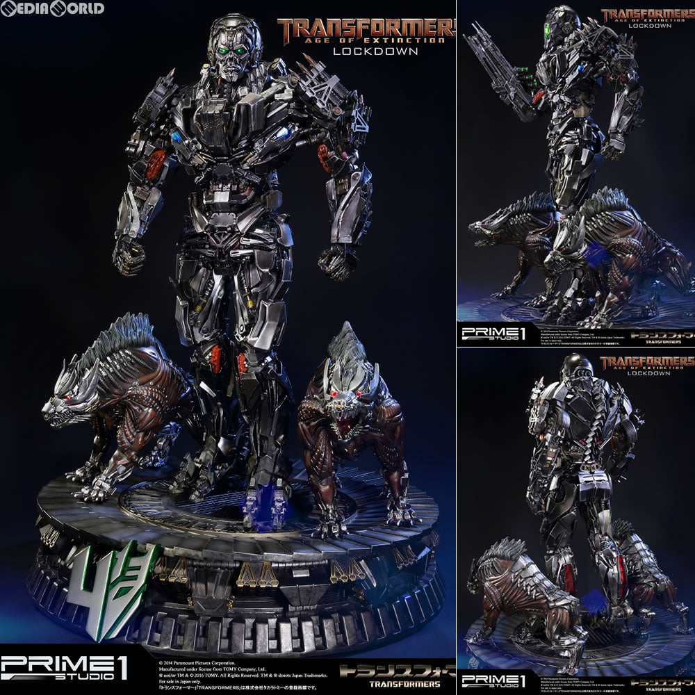 【中古即納】[FIG] ミュージアムマスターライン/ トランスフォーマー/ロストエイジ EX版 ロックダウン ポリストーン スタチュー(MMTFM-10EX) プライム1スタジオ(20170419)