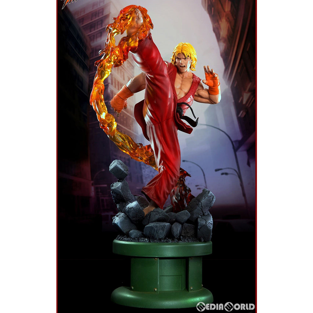 【中古即納】[FIG] ケン・マスターズ ストリートファイターIV 1/4 ウルトラ スタチュー 完成品 フィギュア ポップカルチャーショック(20180630)