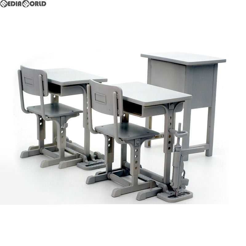 【中古即納】[PTM] LittleArmory(リトルアーモリー) 1/12 LD011 指定防衛校の机 グリースガンセット プラモデル(282327) TOMYTEC(トミーテック) (20180127)