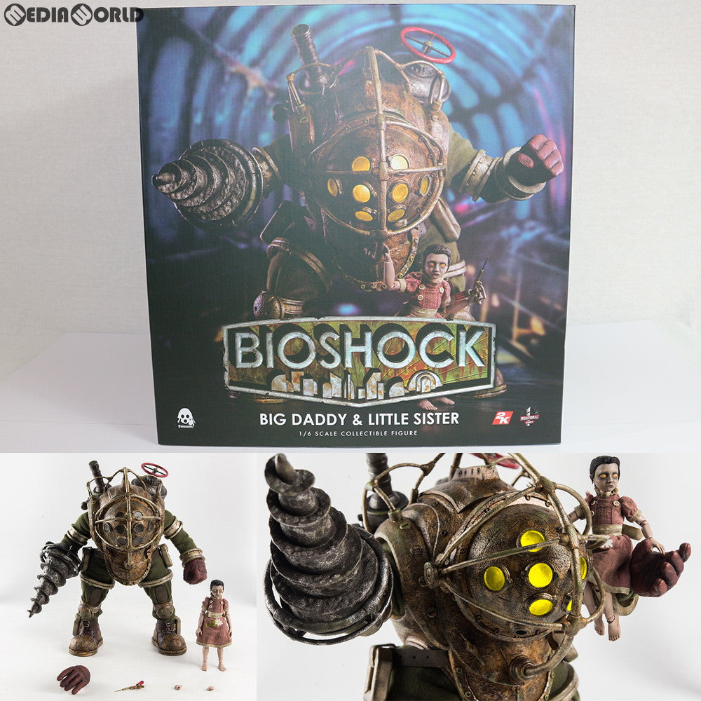 【中古即納】[FIG] 1/6 Big Daddy & Little Sister(ビッグダディ&リトルシスター) BioShock(バイオショック) 完成品 フィギュア threezero(スリーゼロ) (20181027)