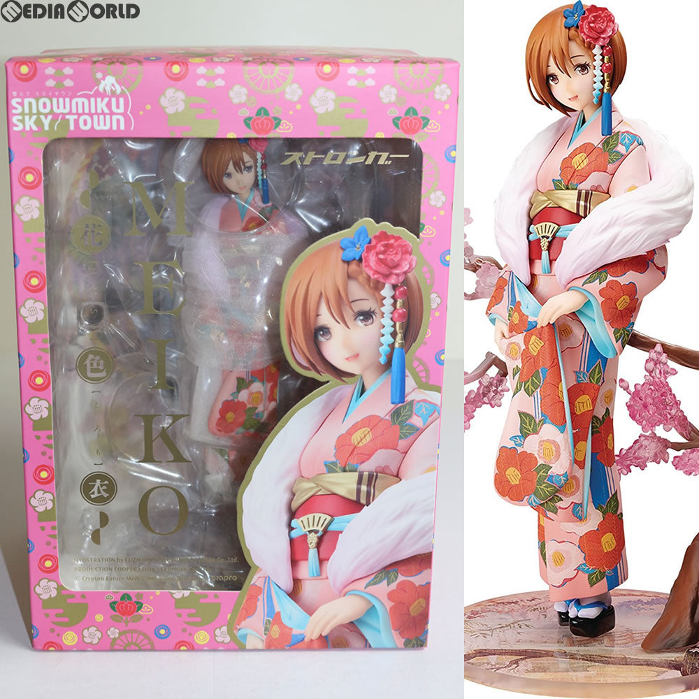 【中古即納】[FIG]MEIKO(メイコ) ～花色衣～ 1/8 完成品 フィギュア あみあみ&雪ミクスカイタウン&東京フィギュア限定 ストロンガー(20170531)