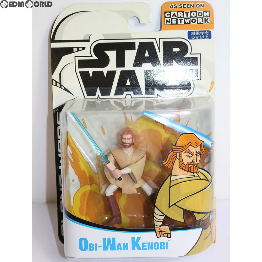 【中古即納】[FIG] スター・ウォーズ アニメイテッド フィギュア オビ=ワン・ケノービ STAR WARS クローン大戦 完成品 フィギュア(85217) トミーダイレクト(20031231)