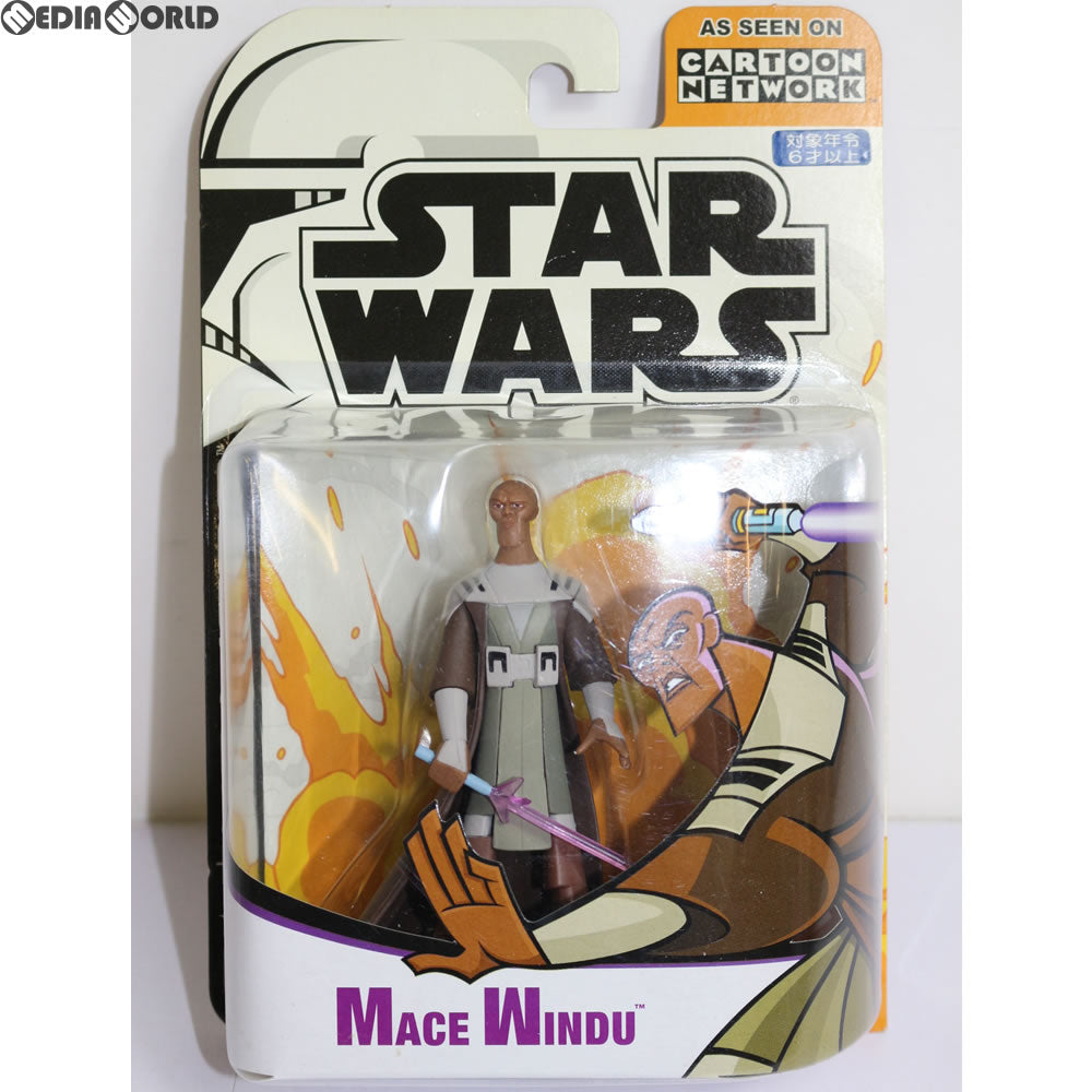 【中古即納】[FIG] スター・ウォーズ アニメイテッド フィギュア メイス・ウィンドゥ STAR WARS クローン大戦 完成品 フィギュア(85223) トミーダイレクト(20031231)