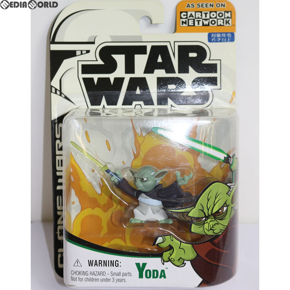 【中古即納】[FIG] スター・ウォーズ アニメイテッド フィギュア ヨーダ STAR WARS クローン大戦 完成品 フィギュア(85222) トミーダイレクト(20031231)