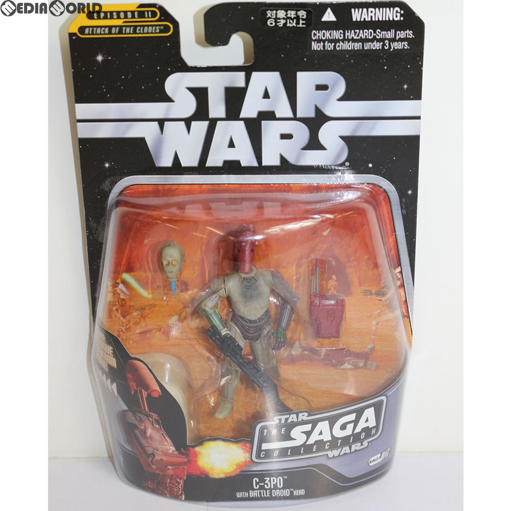 【中古即納】[FIG] スター・ウォーズ サーガ ベーシックフィギュア C-3PO with バトル・ドロイド ヘッド STAR WARS エピソード2/クローンの攻撃 完成品 フィギュア(85982) トミーダイレクト(20061231)