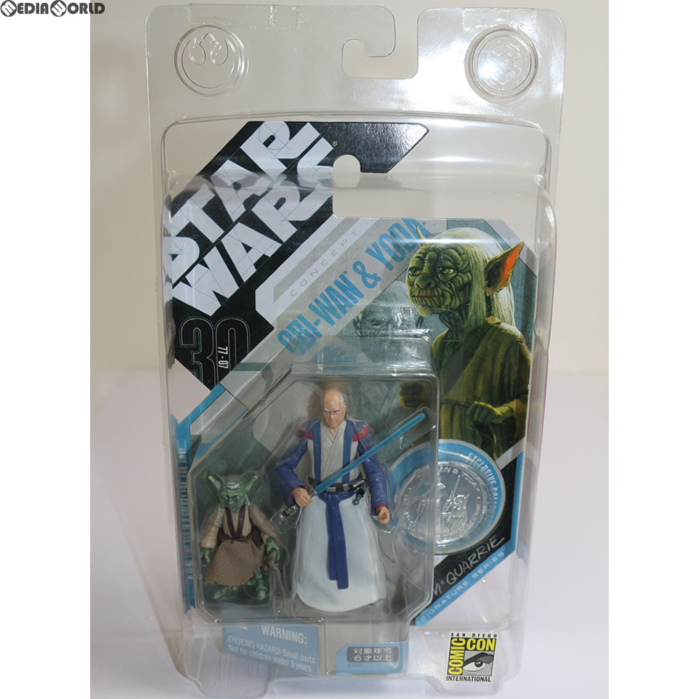 【中古即納】[FIG] スター・ウォーズ 30周年記念 ベーシックフィギュア マクォーリーコンセプト ヨーダ&オビ=ワン STAR WARS 完成品 フィギュア(87417) トミーダイレクト(20071018)