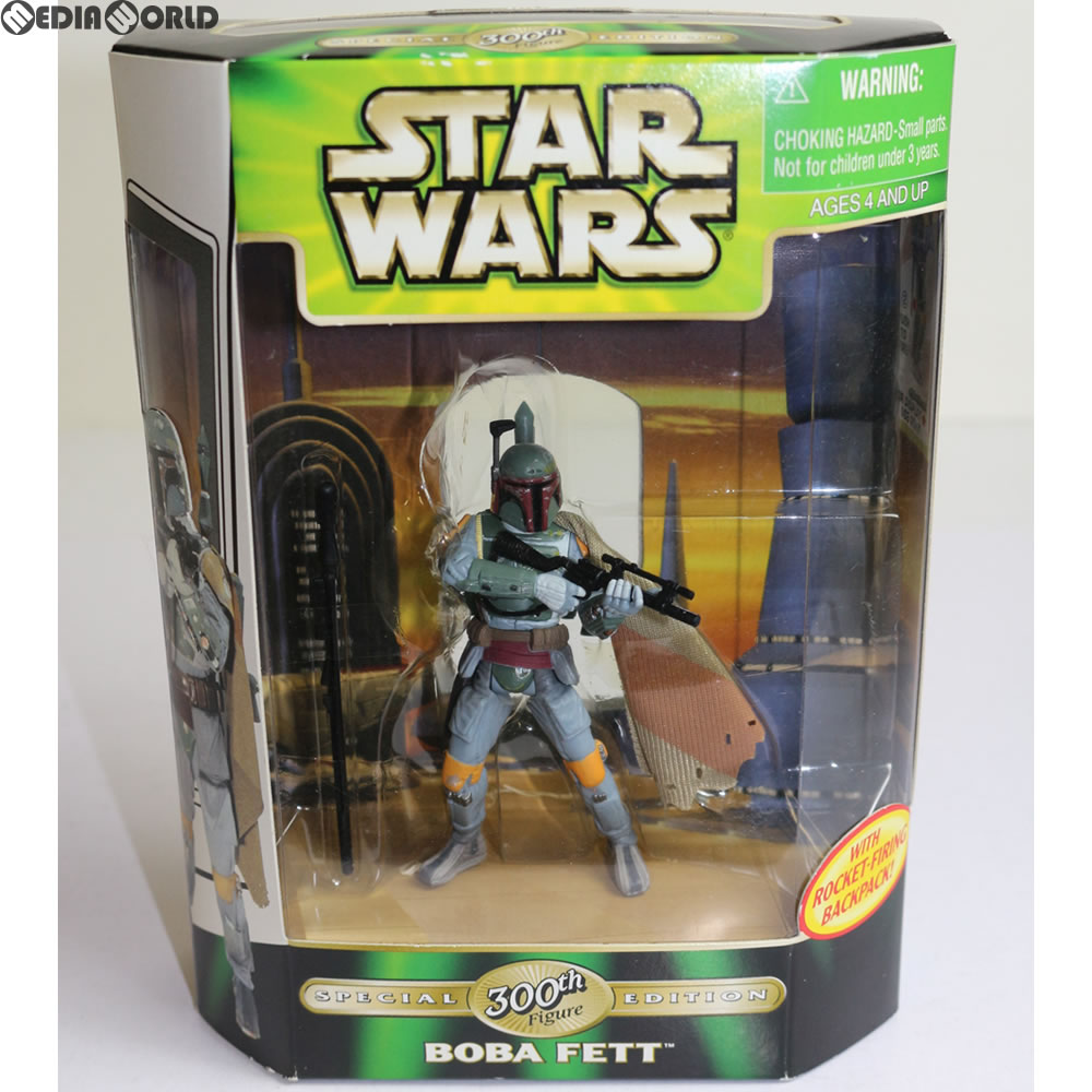【中古即納】[FIG] スター・ウォーズ パワー・オブ・ザ・ジェダイ ベーシックフィギュア ボバ・フェット 300体記念バージョン STAR WARS 完成品 フィギュア(84566) トミー(20001231)