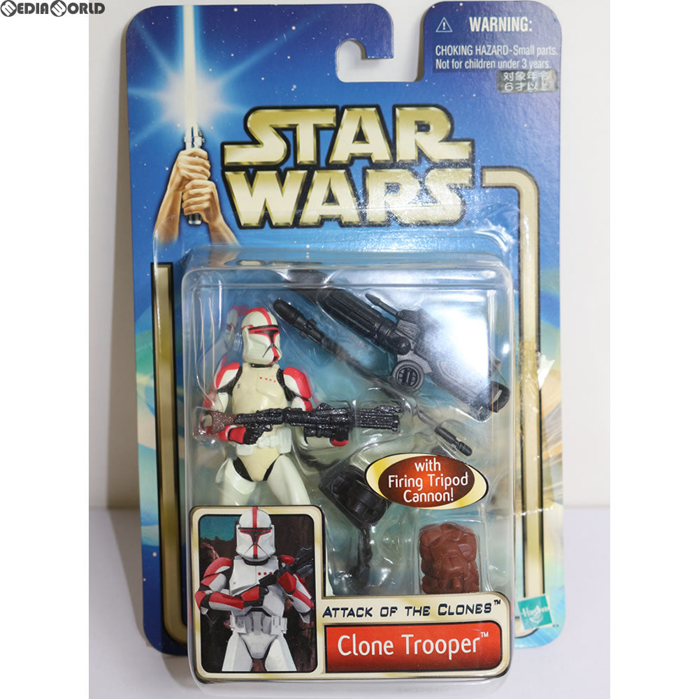 【中古即納】[FIG] スター・ウォーズ ベーシックフィギュア クローン・トルーパー STAR WARS エピソード2/クローンの攻撃 完成品 フィギュア(84635) トミー(20021231)