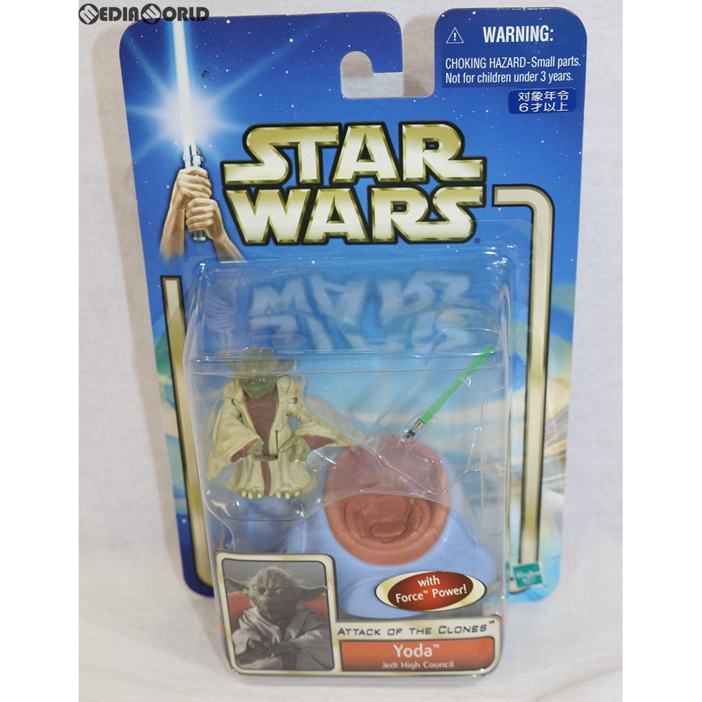 【中古即納】[FIG] スター・ウォーズ ベーシックフィギュア ヨーダ ジェダイ・ハイカウンシル バージョン STAR WARS エピソード2/クローンの攻撃 完成品 フィギュア(84968) トミー(20021231)