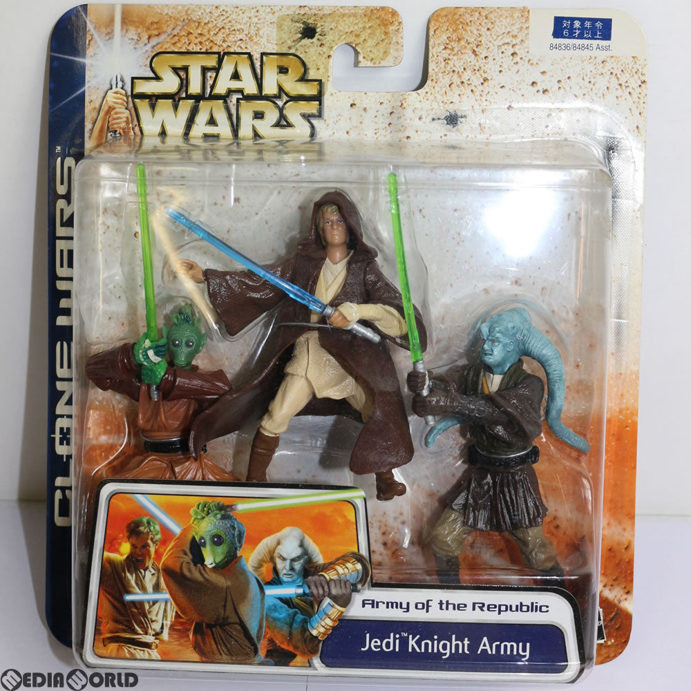 【中古即納】[FIG] スター・ウォーズ マルチパック ジェダイ ナイト アーミー STAR WARS(スター・ウォーズ) クローン大戦 完成品 フィギュア(84836) トミーダイレクト(20031231)