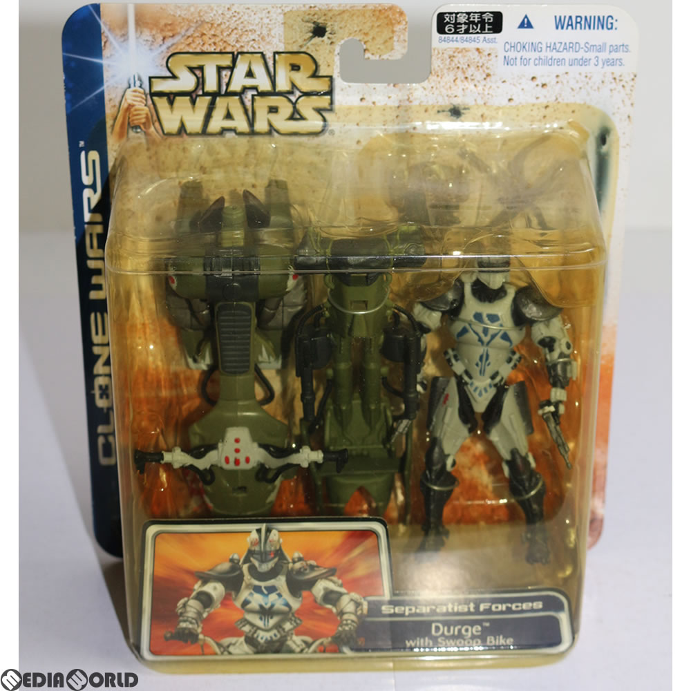 【中古即納】[FIG] スター・ウォーズ マルチパック ダージ with スウープ・バイク STAR WARS クローン大戦 完成品 フィギュア(84844) トミーダイレクト(20031231)