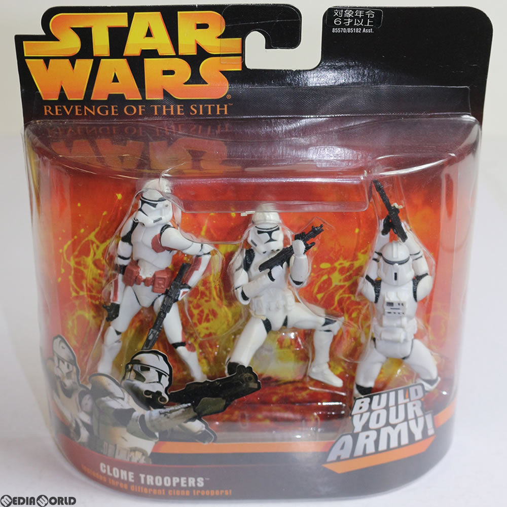【中古即納】[FIG] STAR WARS DXフィギュア クローン・トルーパー 3パック スター・ウォーズ エピソード3/シスの復讐 完成品 フィギュア(85570) トミーダイレクト(20051231)