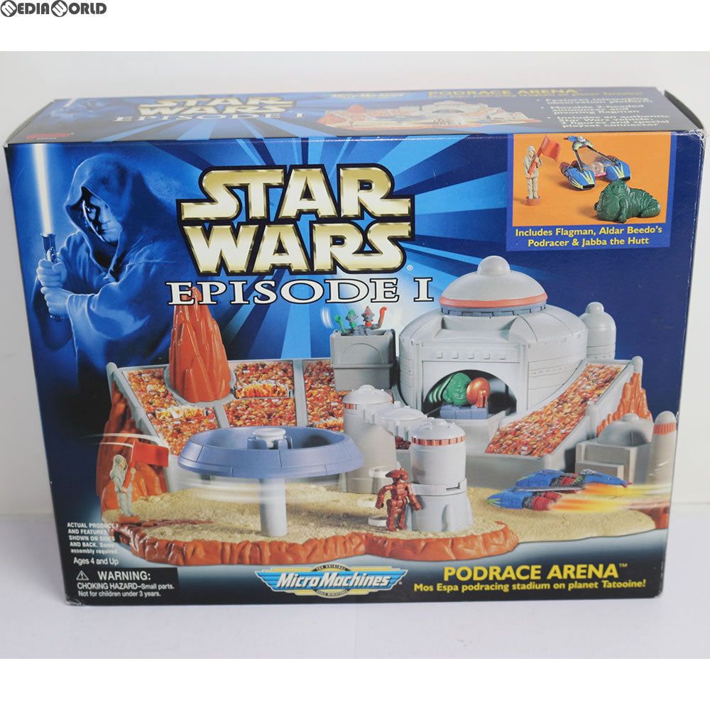 【中古即納】[TOY] マイクロマシーン プラットフォーム アクションセット ポッドレースアリーナ STAR WARS(スター・ウォーズ) エピソード1/ファントム・メナス 完成トイ(66541) トミー(19981231)