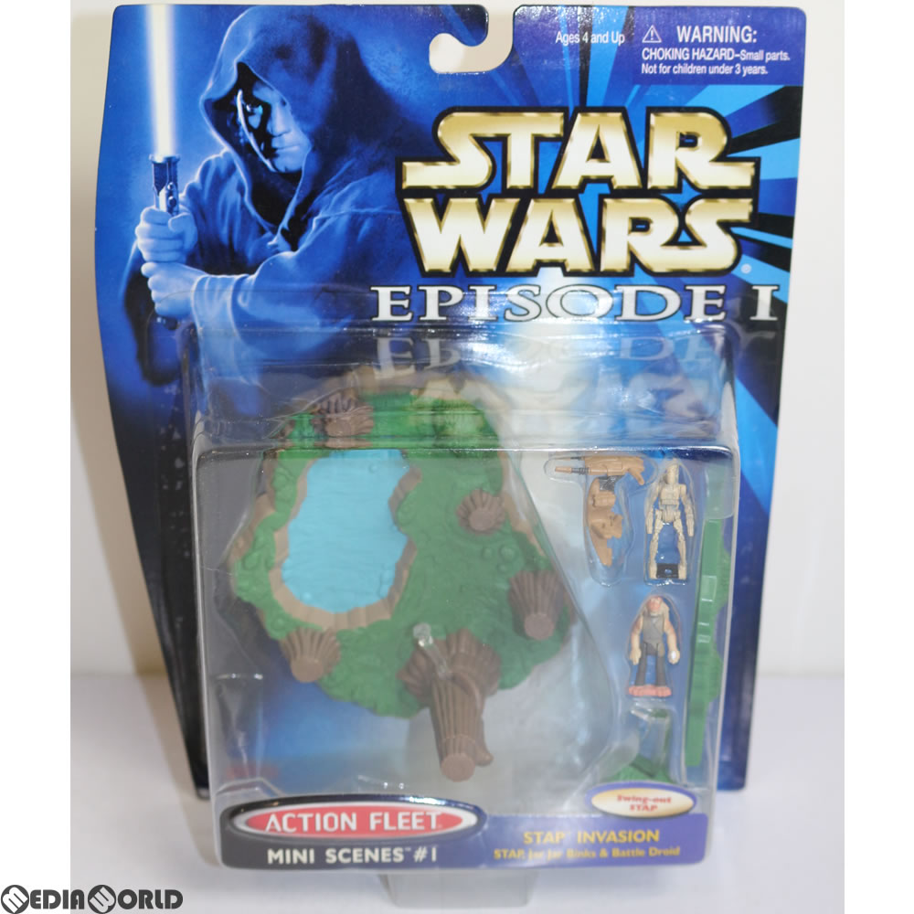 【中古即納】[TOY] アクションフリート ミニシーン STAPインベイション STAR WARS(スター・ウォーズ) エピソード1/ファントム・メナス 完成トイ(68121) トミー(19981231)