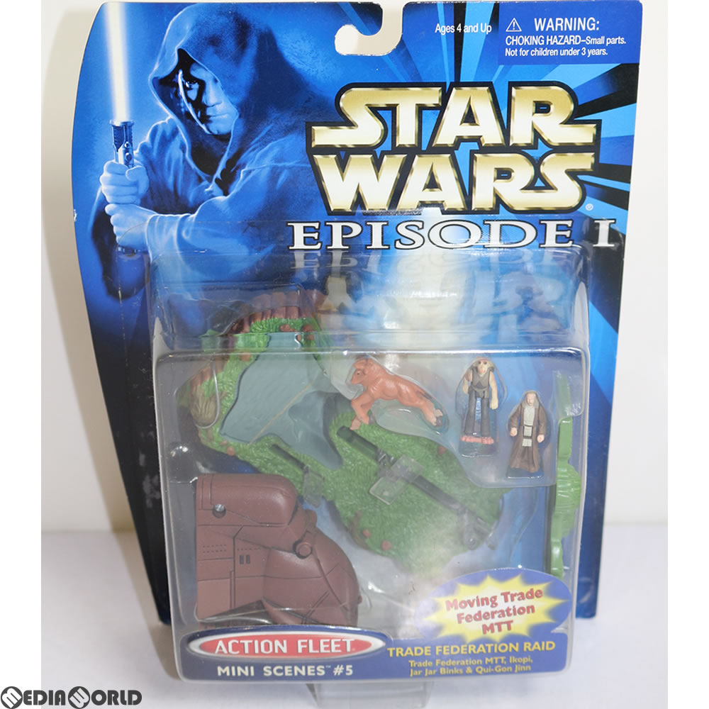 【中古即納】[TOY] アクションフリート ミニシーン 通商連合 レイド STAR WARS(スター・ウォーズ) エピソード1/ファントム・メナス 完成トイ(79029) トミー(19991231)