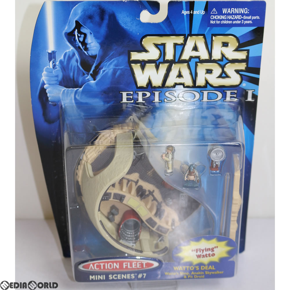 【中古即納】[TOY] アクションフリート ミニシーン ワトーズ ディール STAR WARS(スター・ウォーズ) エピソード1/ファントム・メナス 完成トイ(79031) トミー(19991231)