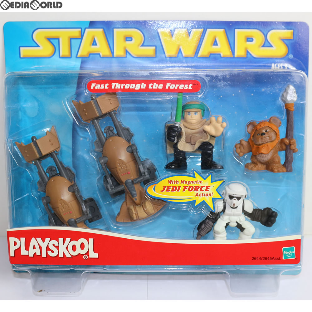 【中古即納】[TOY] スター・ウォーズ プレイスクール ファースト スルー ザ フォレスト セット STAR WARS 完成トイ(2644) トミー(20011231)