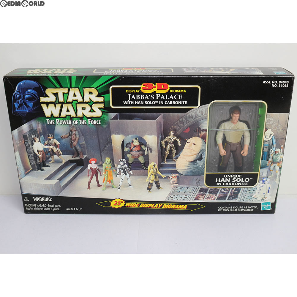 【中古即納】[FIG] The Power Of The Force Display 3D Diorama Jabba's Palace with Han Solo(ハン・ソロ) in Carbonaite STAR WARS 完成品 フィギュア(84068) ハズブロ(19981231)