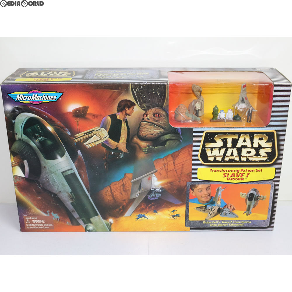 【中古即納】[TOY] Micro Machines Transforming Action Set SLAVE I/TATOOINE(スレーブI/タトゥイーン) STAR WARS(スター・ウォーズ) 完成トイ(67095) galoob(ガルーブ) (19971231)