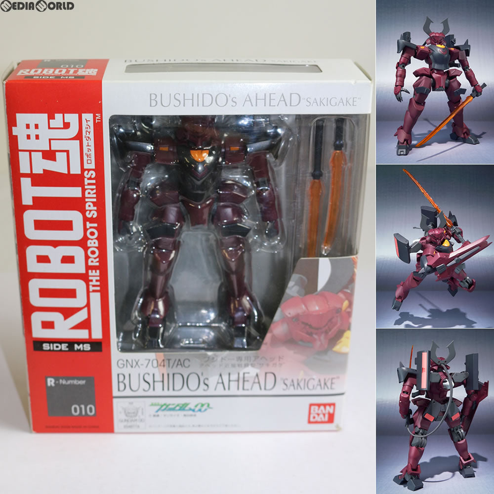 【中古即納】[FIG] ROBOT魂(SIDE MS) ブシドー専用アヘッド アヘッド近接戦闘型「サキガケ」 機動戦士ガンダム00(ダブルオー) 完成品 フィギュア バンダイ(20090228)
