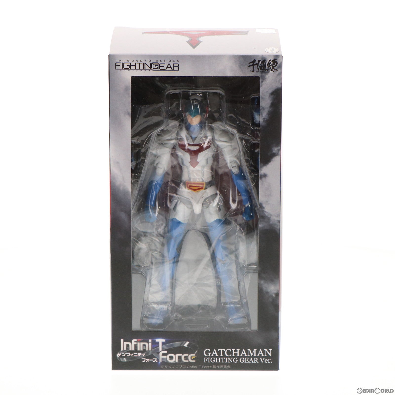 【中古即納】[FIG] タツノコヒーローズ ファイティングギア ガッチャマン ファイティングギア ver. Infini-T Force(インフィニティ フォース) 完成品 可動フィギュア 千値練(せんちねる) (20180131)