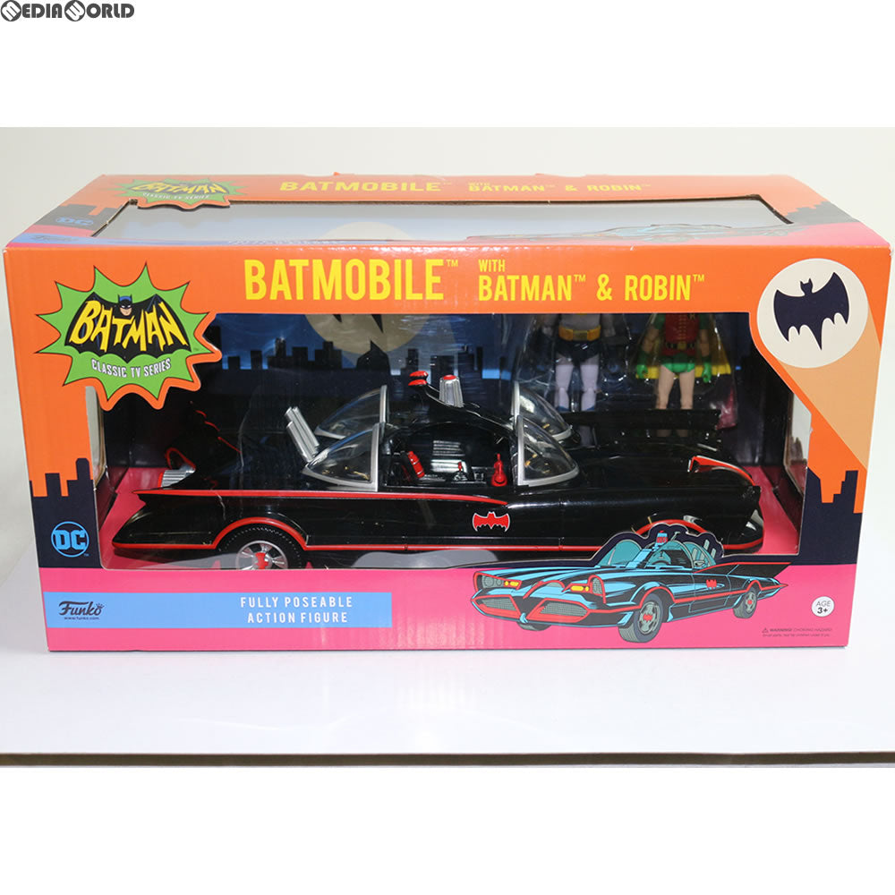 【中古即納】[FIG] バットモービル(バットマン 1966年TVシリーズ) 3.75インチ アクションフィギュア FUNKO(ファンコ) (20171031)