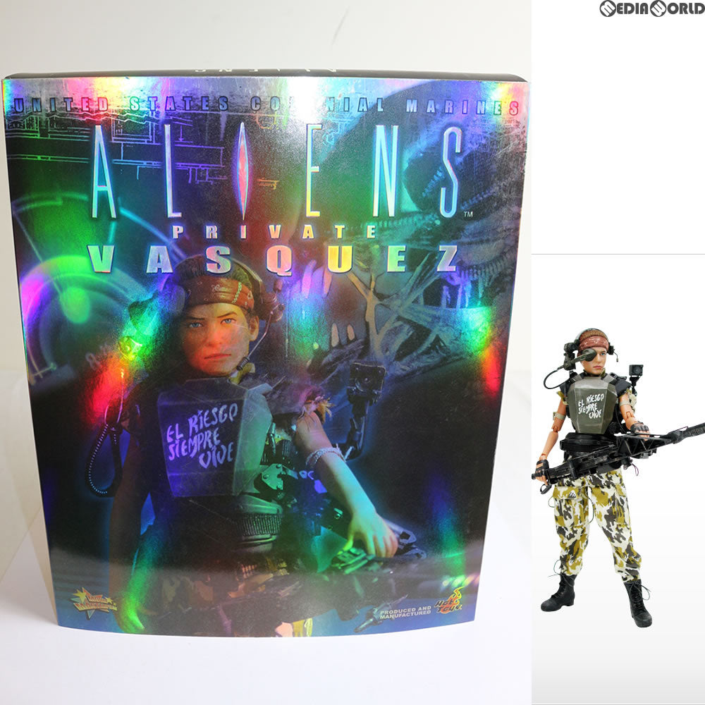 【中古即納】[FIG] ムービー・マスターピース U.S.C.M.バスケス二等兵 ALIEN2(エイリアン2) 1/6スケールフィギュア(MM#005) ホットトイズ(20060228)
