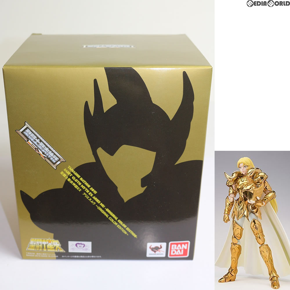 【中古即納】[FIG] 聖闘士聖衣神話EX アリエスムウ 〜ORIGINAL COLOR EDITION〜 聖闘士星矢 完成品 可動フィギュア 魂ネイション2015&魂ウェブ商店限定 バンダイ(20151030)
