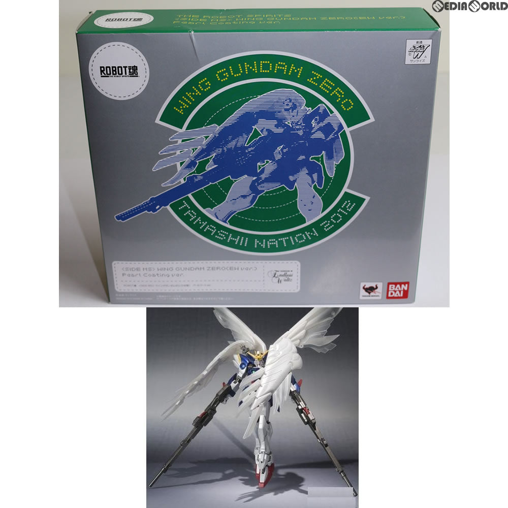 【中古即納】[FIG] ROBOT魂(SIDE MS) ウイングガンダムゼロ(EW版) パールコートVer. 新機動戦記ガンダムW Endless Waltz(エンドレスワルツ) 完成品 可動フィギュア 魂ネイション2012&魂ウェブ商店限定 バンダイ(20121026)