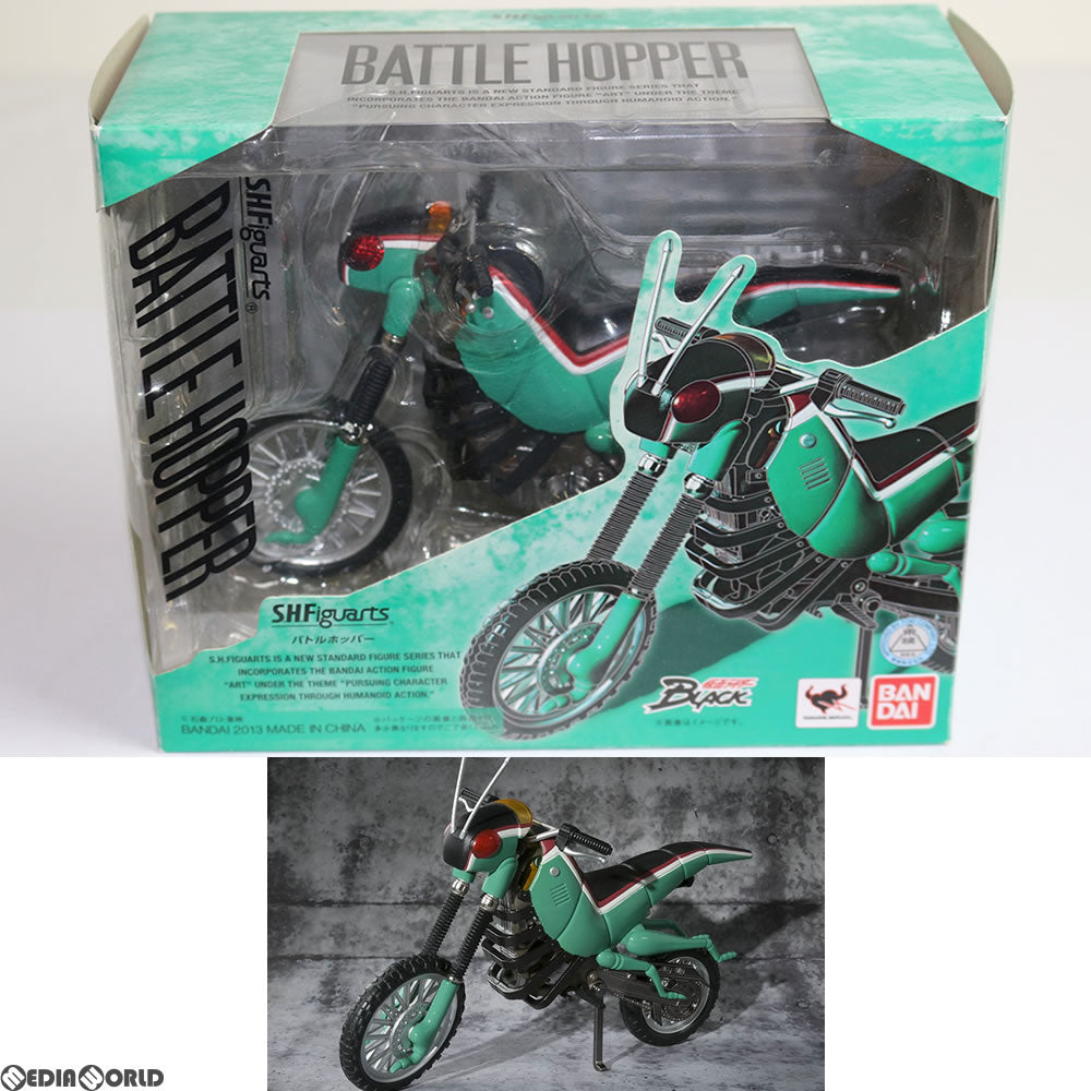 【中古即納】[FIG] S.H.Figuarts(フィギュアーツ) バトルホッパー 仮面ライダーBLACK(ブラック) 完成品 可動フィギュア バンダイ(20131026)