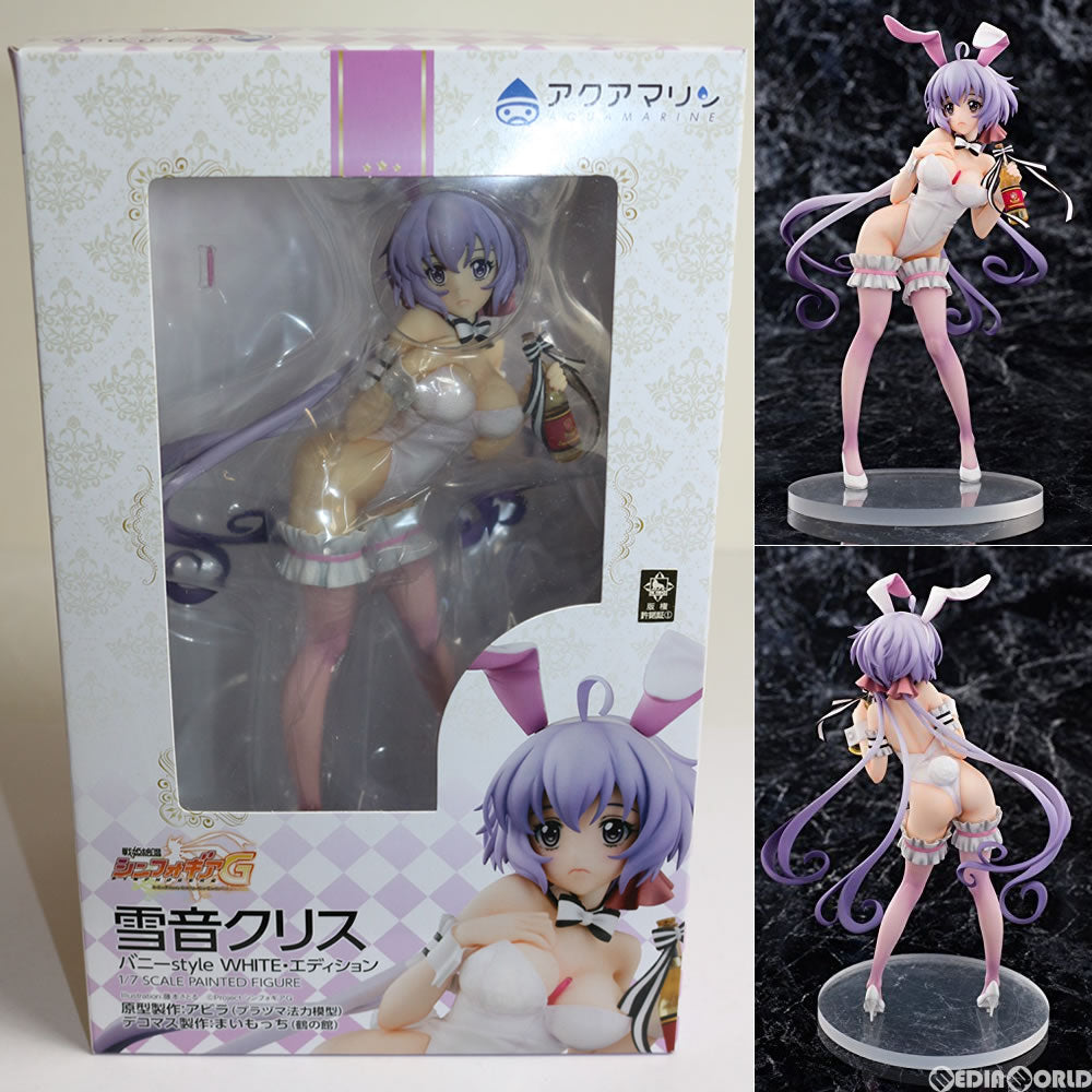 【中古即納】[FIG] 雪音クリス(ゆきねくりす) バニーstyle White・edition 戦姫絶唱シンフォギアG 1/7完成品 フィギュア ワンダーフェスティバル2015冬限定 アクアマリン(20150208)