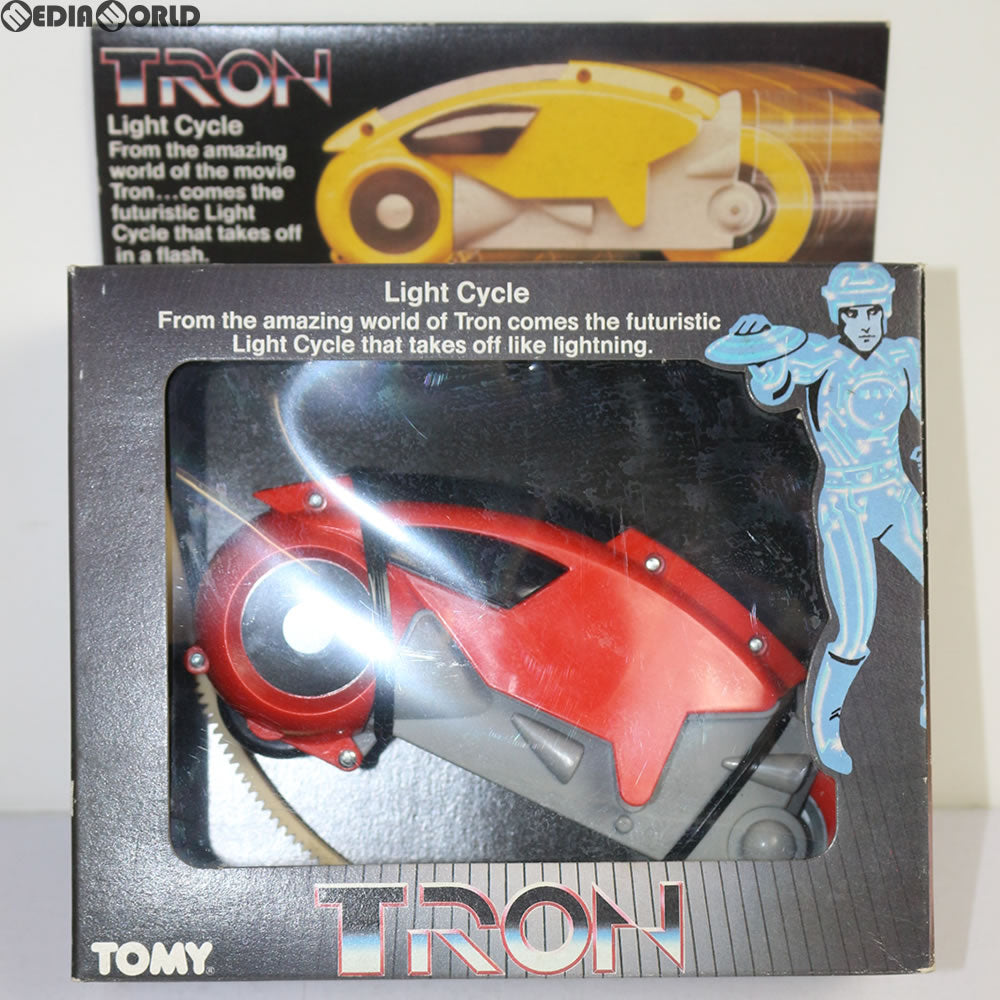 【中古即納】[TOY] Light Cycles(ライトサイクル) レッドver TRON(トロン) 完成トイ(5030) トミー(19821231)