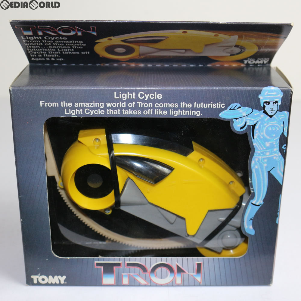 【中古即納】[TOY] Light Cycles(ライトサイクル) イエローver TRON(トロン) 完成トイ(5030) トミー(19821231)