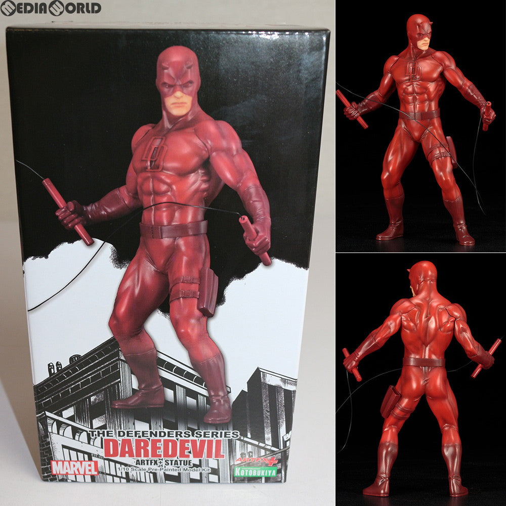 【中古即納】[FIG]ARTFX+ デアデビル MARVEL UNIVERSE(マーベルユニバース) 1/10 簡易組立キット フィギュア(MK239) コトブキヤ(20180421)