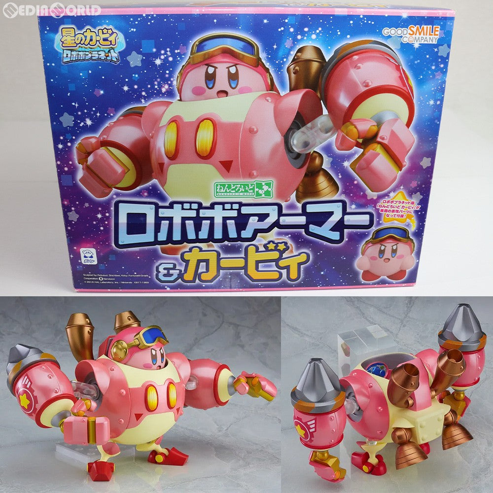 【中古即納】[FIG]ねんどろいどもあ ロボボアーマー&カービィ 星のカービィ ロボボプラネット 完成品 可動フィギュア グッドスマイルカンパニー(20180831)