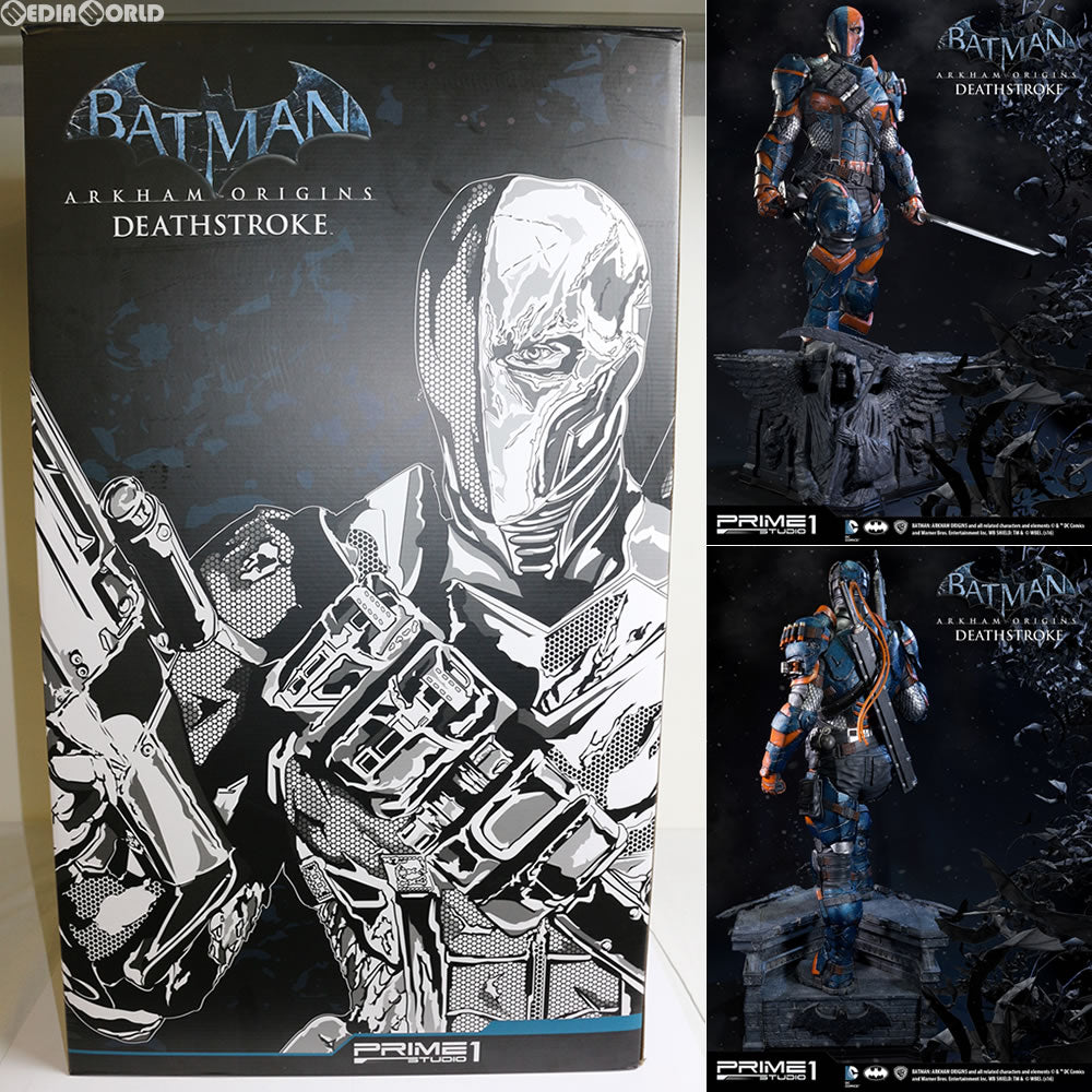 【中古即納】[FIG] ミュージアムマスターライン/ バットマン アーカム・ビギンズ EX版 デスストローク 1/3 ポリストーン スタチュー(MMDC-05EX) プライム1スタジオ(20161126)