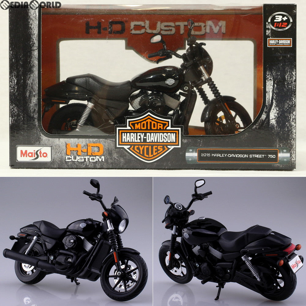 【中古即納】[FIG] 1/12 完成品バイク HARLEY-DAVIDSON 2015 ストリート 750 ミニカー スカイネット(アオシマ) (20180131)
