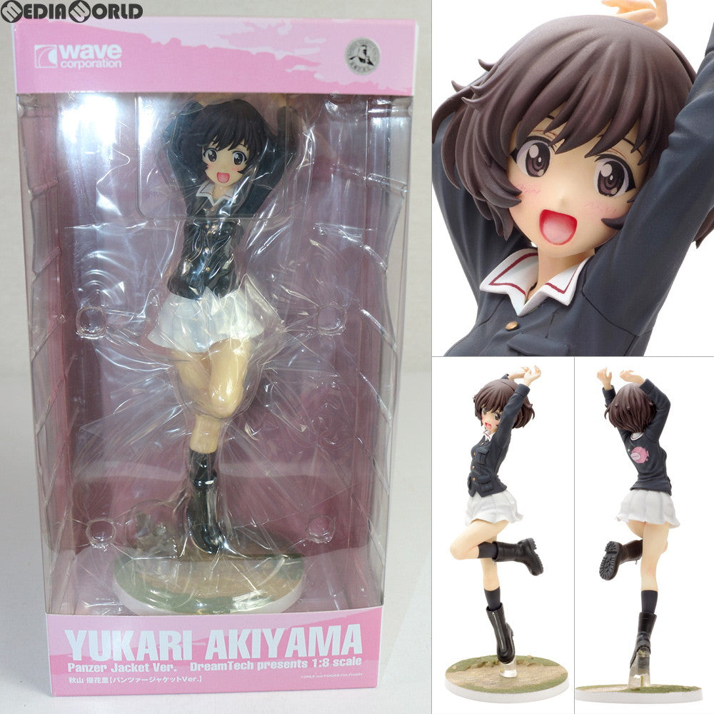 【中古即納】[FIG] ドリームテック 秋山優花里(あきやまゆかり) パンツァージャケットVer. ガールズ&パンツァー 劇場版 1/8 完成品 フィギュア(DT-132) ウェーブ(WAVE) (20180428)