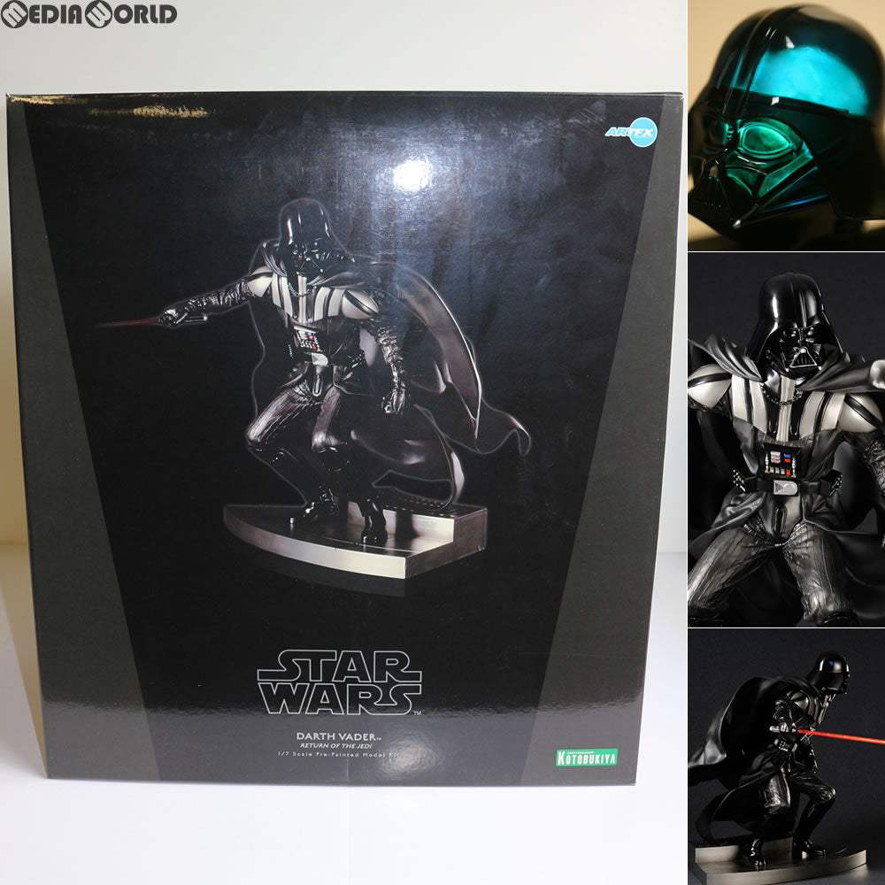 【中古即納】[FIG]ARTFX ダース・ベイダー ジェダイの帰還版 STAR WARS(スター・ウォーズ) エピソード6/ジェダイの帰還 1/7 簡易組立キット フィギュア(SW61) コトブキヤ(20110906)