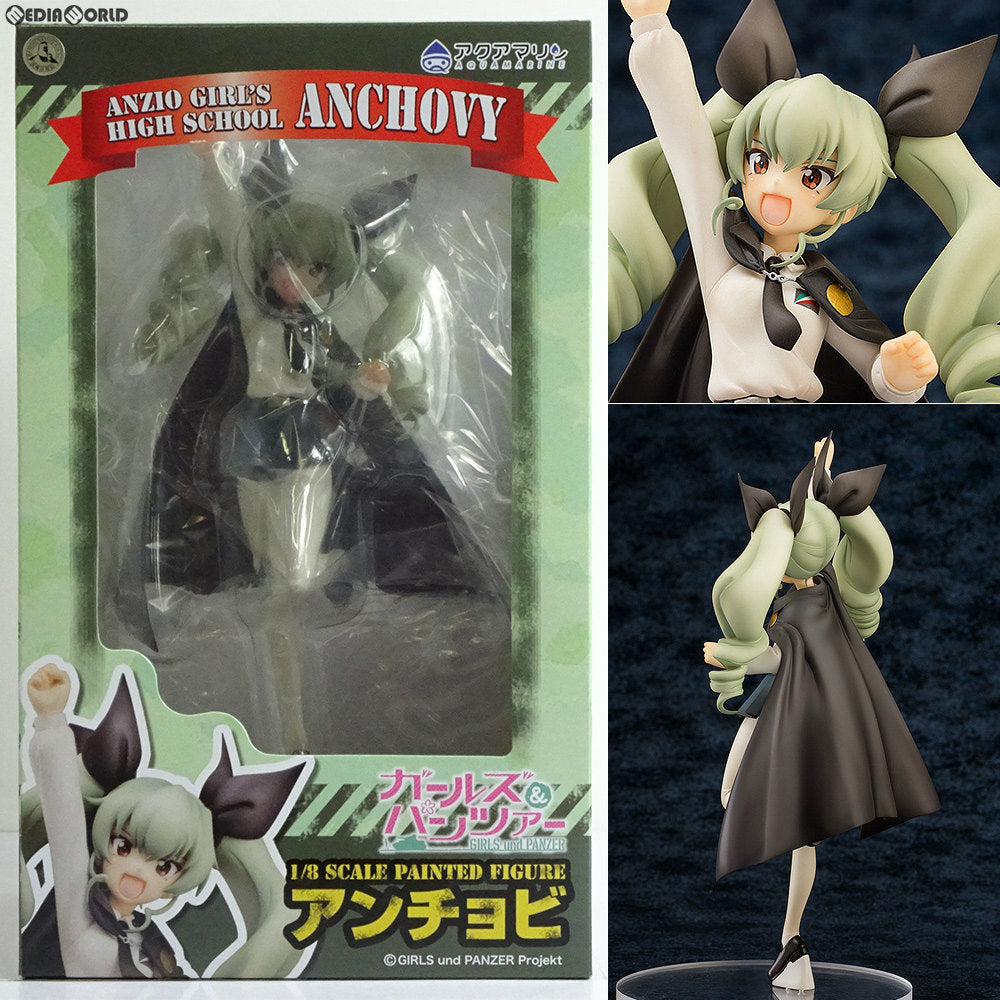 【中古即納】[FIG] アンチョビ ガールズ&パンツァー 1/8 完成品 フィギュア アクアマリン(20180428)