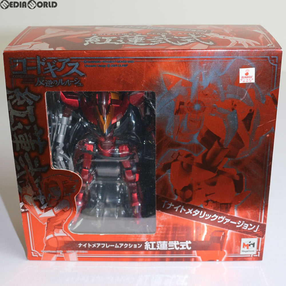 【中古即納】[FIG] ナイトメアフレームアクション 紅蓮弐式 ナイトメタリックヴァージョン 宮沢模型流通限定版 コードギアス 反逆のルルーシュ 1/48 完成品 フィギュア メガハウス(20080715)