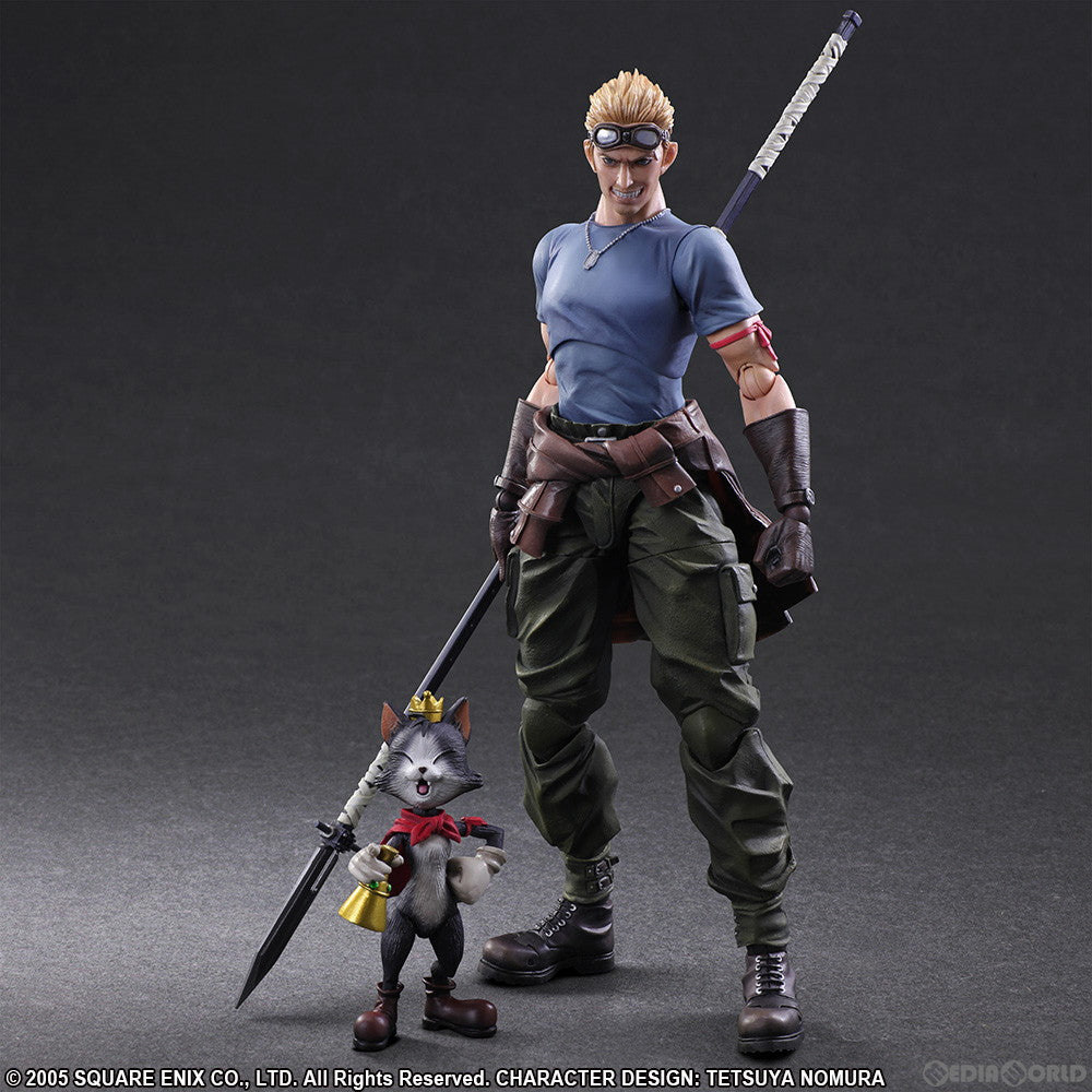 【中古即納】[FIG] PLAY ARTS改(プレイアーツ改) シド・ハイウインド&ケット・シー FINAL FANTASY VII ADVENT CHILDREN(ファイナルファンタジー7 アドベントチルドレン) 完成品 可動フィギュア スクウェア・エニックス(20180413)