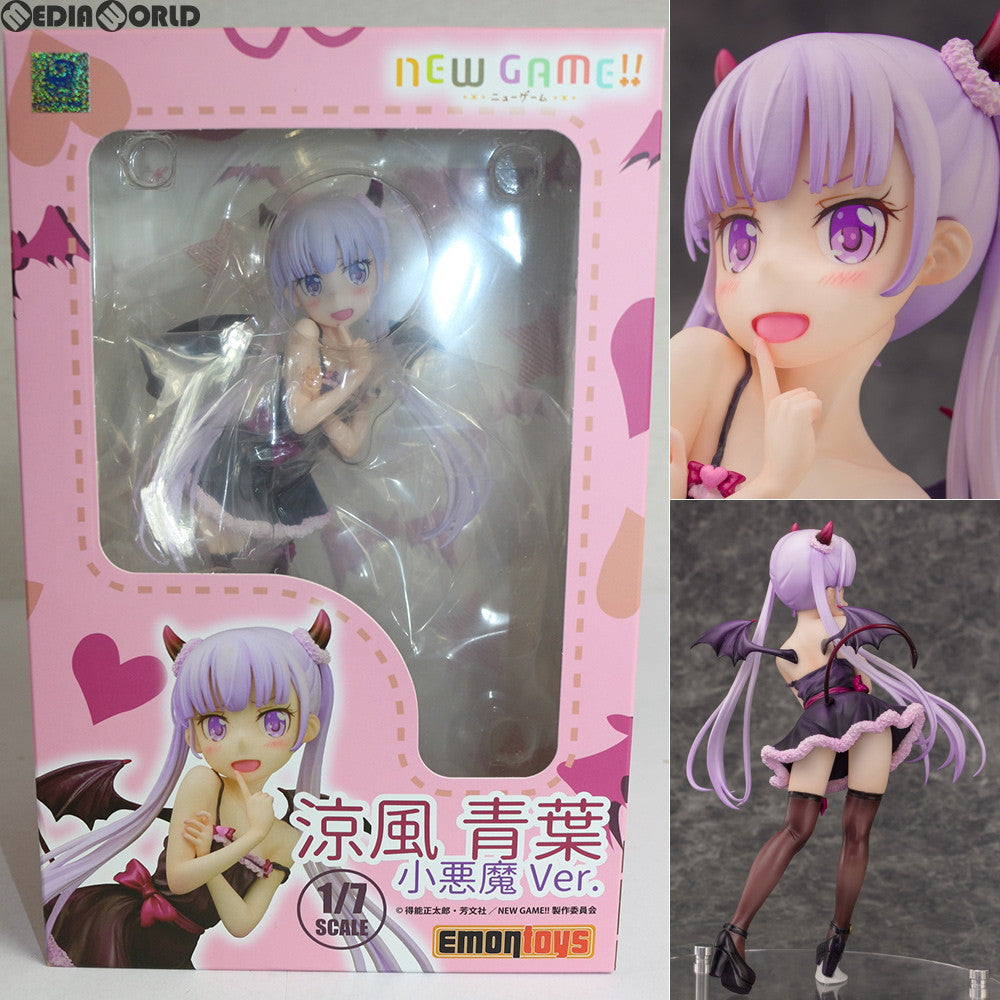 【中古即納】[FIG] 涼風青葉(すずかぜあおば) 小悪魔Ver. NEW GAME!!(ニューゲーム!!) 1/7 完成品 フィギュア EMONTOYS(エモントイズ) (20180715)