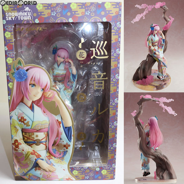 【中古即納】[FIG]巡音ルカ～花色衣～(めぐりねルカ) VOCALOID(ボーカロイド) 1/8 完成品 フィギュア 雪ミク スカイタウン&東京 フィギュア&あみあみ限定 ストロンガー