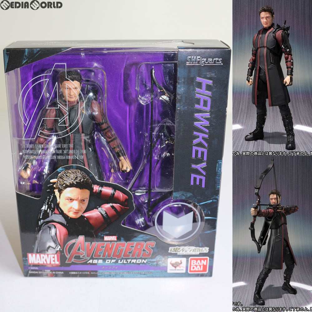 【中古即納】[FIG] 魂ウェブ商店限定 S.H.Figuarts(フィギュアーツ) ホークアイ(アベンジャーズ/エイジ・オブ・ウルトロン) 完成品 フィギュア バンダイ(20170216)
